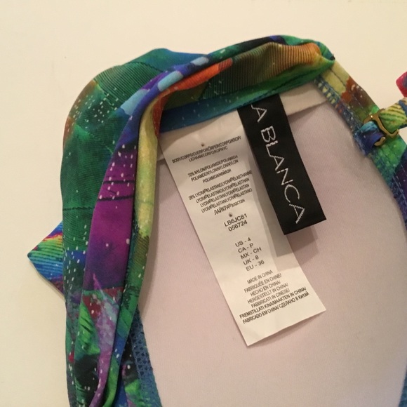 La Blanca multicolor bandeau bikini / mix & match - Picture 5 of 8